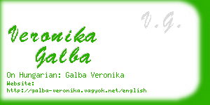 veronika galba business card